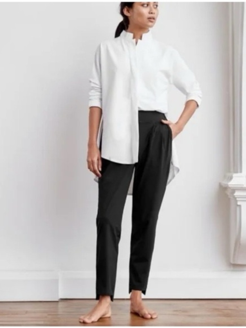 ADAY Black Turn It Up Pants